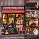 Бук Нук Піцерія дядька Джо Uncle Joe’s Pizzeria DIY Book Nook Kit CWGC-210 - изображение 5