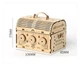 Конструктор Robotime 3D пазл дерев'яний Сейф для зберігання ROKR Storage Box LG845 - зображення 5
