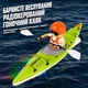 Игрушка - байдарка (каяк) на радиоуправлении 2.4G зелёная 164683 - изображение 6