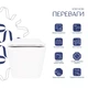 Унитаз подвесной Qtap Crow Rimless с сиденьем Slim Duroplast/Soft-close/Quick Release QT05335170W 520x360x290 мм Белый - изображение 3