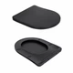 Унитаз подвесной Qtap Robin New Ultra Quiet безобедочный с сиденьем Soft-close MATT BLACK QT13332381АSMB Черный - изображение 6