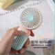 Ручной вентилятор на аккумуляторе Mini Fan односкоростной мини вентилятор, голубой - изображение 2