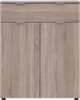 Комод Doros Рон 2 2 фасада 1 ящик 80х38х100 см Дуб сонома (41516295) - изображение 3