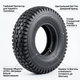 Шина с камерой 4.10/3.50-5 4PR Deli Tire - усиленная для пневматических колес тележек и тачек - изображение 2