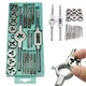 Набор инструментов Tap and Die Set M3-M12 для нарезки резьбы 20 предметов (3_08395) - изображение 2