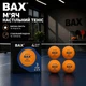 Набір м'ячиків для настільного тенісу BAX 3* 40+ ORANGE 4 шт. 151314 - зображення 2