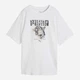 Футболка бавовняна жіноча Puma Essentials Graphics 69405202 XS White (4070033336403) - зображення 4