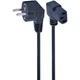 Кабель питания угловой Cablexpert CEE 7/7 - IEC C13 1.5 м Черный - изображение 3