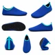 Обувь для пляжа и кораллов аквашузы Diving shoes синие плоская подошва 44-45 ( 27 см ) 257 - изображение 3