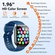Смарт-часы QCOQ P98 с функцией звонка, 1.96" HD - изображение 6