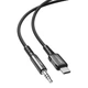 Кабель Acefast USB-C to 3.5mm Mini Jack 1.2m Black (C1-08-C-3,5mm Black) - изображение 2