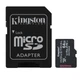 Карта пам'яті microSDXC Kingston Industrial 64 ГБ Class 10 UHS-I U3 V30 A1 до 90 МБ/с з SD-адаптером - зображення 1