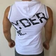 Безрукавка чоловіча з капюшоном Ryderwear біла 2XL - зображення 7