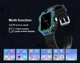 Дитячий смарт годинник Lemfo S11 з GPS трекером, 4G LTE, SIM картою, відеодзвінком, подвійною камерою, прослуховуванням, геолокацією та кнопкою SOS Рожевий - зображення 4