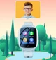 Детские смарт часы Lemfo D63 с SIM картой, GPS отслеживанием, двойной HD камерой и прослушкой До 7 дней работы Голубой - изображение 6
