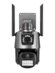Інтелектуальна IP-камера Wi-Fi Full HD, ANDER ONE, 360°, 2 объектива, для зовнішнього та внутрішнього відеоспостереження, поворотна, з мікрофоном, функцією нічного бачення та датчиком руху, у чорно-сірому дизайні (2197046587) - зображення 12