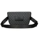 Чоловіча сумка-бананка Gucci GG Supreme чорна Гучі (119) - изображение 2