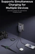 Дорожній адаптер UGREEN GaN 45W Travel 2 USB Ports 2 Type-C сумісний з більш ніж 150 країнаx ідеальний для подорожей та туризму - зображення 9