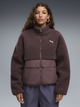 Толстовка на молнии без капюшона утепленная женская Puma Outerwear 69456791 L Rich Cocoa (4070033515266) - изображение 1