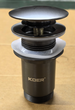 Донный клапан для раковины Koer PW-08-07 1 1/4" без перелива автоматический CLICK-CLACK (Цвет графит) (KR6484) - изображение 4