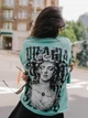 Футболка женская оверсайз Dubhumans Drama Mood Светлый Изумруд L (DRM-TWO-LE-L) - изображение 3