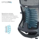 Крісло офісне OfficePro Balance OC550-B-DG-DG Black/Dark Gray ( 23863 ) - изображение 8