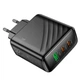 Мережевий зарядний пристрій HOCO CS26A Article PD45W(2C1A) charger Black - зображення 5