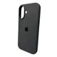 Чохол для смартфона Silicone Full Case AA Open Cam for Apple iPhone 16 12,Dark Grey - зображення 4