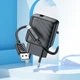 Мережевий зарядний пристрій з кабелем HOCO CS21A Rich single port QC3.0 charger set(Micro)(EU) Black - зображення 8