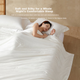 Ковдра Boyang Home Textile 100% шовкова, дитяча, бавовняна, антибактеріальна, шовкова, весняно-осіння, серцевина, приблизно 2,8 дюйма, 150*210 см - изображение 5