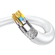 Патч-корд SAMZHE RJ7100L Cat 7 экранированный 2.5 Гбит/с 10 м Синий - изображение 3