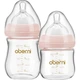 Пляшечка для новонароджених Oubeini Newborn Baby Bottle, пляшечка для немовлят, скляна пляшечка, для новонароджених та немовлят, 0-3 місяці, 120 мл - изображение 1