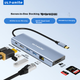 Хаб ULT-Unite Type-C з Ethernet RJ45 USB HDMI 4K 60Hz картридером - зображення 4