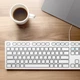 Клавиатура DELL KB216 проводная полноразмерная офисная, USB, белая - изображение 6