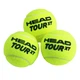 Тенісні м'ячі HEAD, Golden Ball TOUR XT, м'ячі для змагань та тренувань, упаковка з 3 штук - зображення 7