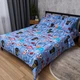 Комплект постільної білизни Moon&Star Сімейний 160x220x2 наволочки 4x70x70 Champion Blue Бязь Gold Люкс (MS-820013439) - зображення 1