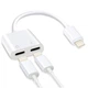 Адаптер Lightning на Lightning 2F 20-20000Hz белый для наушников и зарядки J-008 - изображение 4