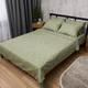Комплект постельного белья Moon&Star Двуспальный 175x210 наволочки 2x70x70 Green Bloom Бязь Gold Люкс (MS-820014007) - изображение 1