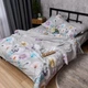 Комплект постельного белья Moon&Star Полуторный 143x210 наволочки 2x50x70 Dandelion Gray Бязь Gold Люкс (MS-820013701) - изображение 5