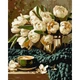 Картина по номерам Оригами Букет пионов и кофе, 40x50 см (LW30980-01) - изображение 1