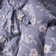 Комплект постельного белья Moon&Star Полуторный Евро 160x220 наволочки 2x70x70 Misty Flowers Бязь Gold Люкс (MS-820014582) - изображение 4