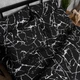 Комплект постельного белья Moon&Star King Size 220x240 наволочки 4x70x70 Obsidian Бязь Gold Люкс (MS-820014634) - изображение 6