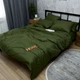 Комплект постельного белья Moon&Star Полуторный Евро 160x220 наволочки 2x70x70 Olive Luxe Бязь Gold Люкс (MS-820014757) - изображение 5