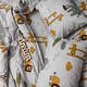 Комплект постельного белья Moon&Star King Size 220x240 наволочки 2x50x70 Savanna Gray Бязь Gold Люкс (MS-820015051) - изображение 7