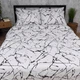 Комплект постільної білизни Moon&Star Полуторний 143x210 наволочки 2x50x70 White Marble Бязь Gold Люкс (MS-820015661) - зображення 2