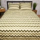 Комплект постельного белья Moon&Star King Size 220x240 наволочки 2x70x70 Green Zigzag Микросатин Premium (MS-820015997) - изображение 2