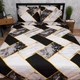 Комплект постельного белья Moon&Star Семейный 2x143x210 наволочки 2x50x70 Onyx Gold Полисатин Premium (MS-820016511) - изображение 2