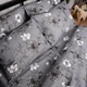 Комплект постельного белья Moon&Star Евро 200x220 наволочки 2x40x60 Silver Flowers Микросатин Premium (MS-820016285) - изображение 6