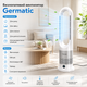 Напольный вентилятор Germatic AM-030JR 2в1, 1200 Вт, обогрев и охлаждение, автоповорот 80°, пульт ДУ, белый. - изображение 2