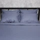 Комплект постельного белья Moon&Star Евро 200x220 наволочки 2x50x70 Ocean Steel Satin Stripe (MS-820017091) - изображение 3